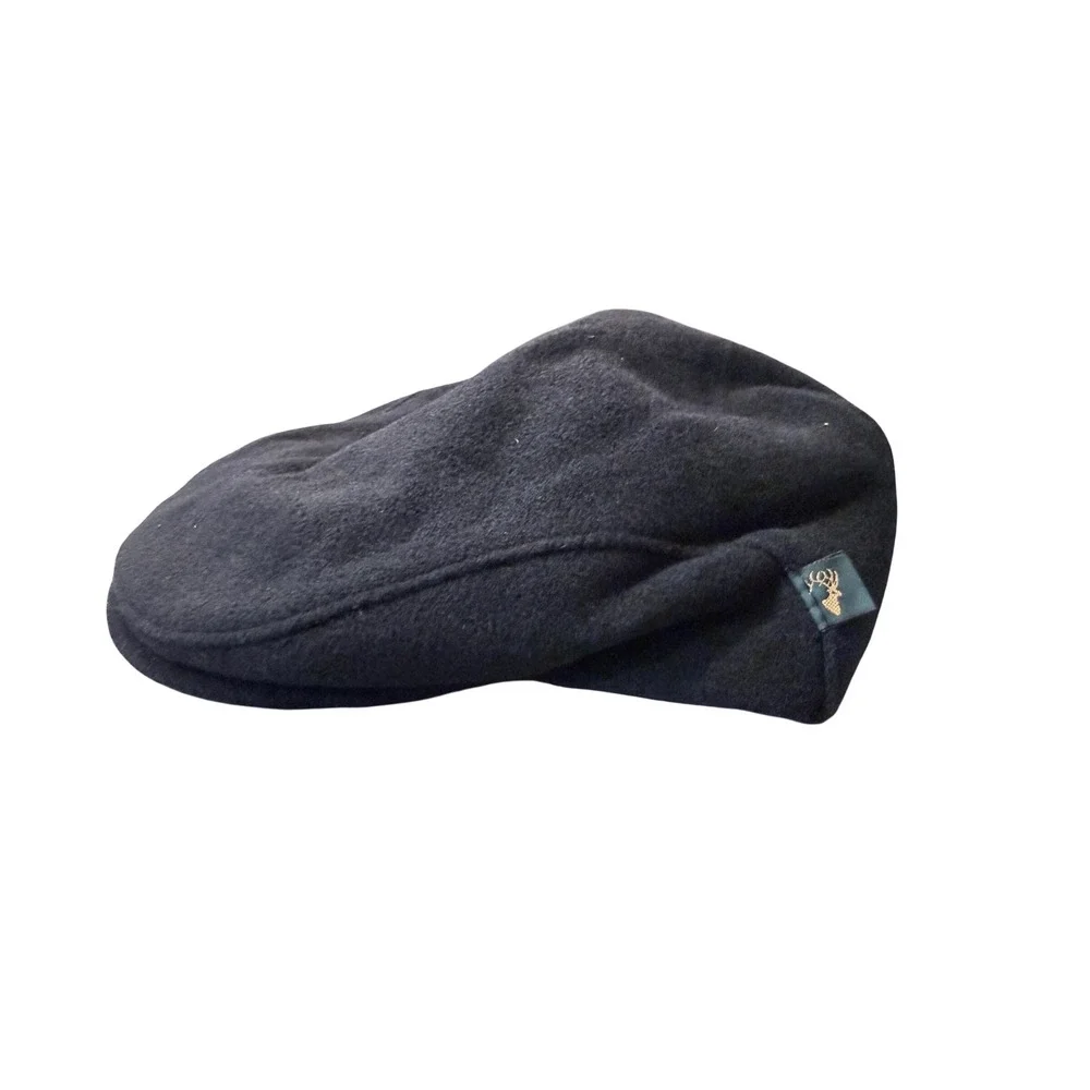 Mucros Weavers Workshop Trinity Style‎ Cap Black Wool Blend Size L Ireland